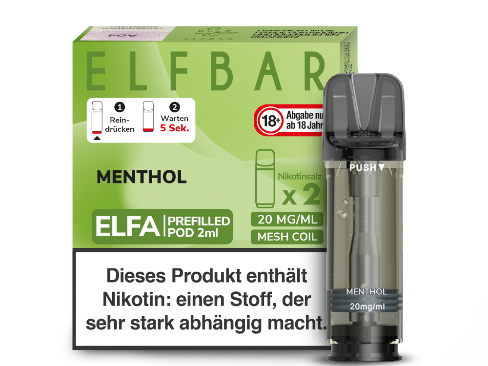 ELFA - Prefilled Pod - Menthol