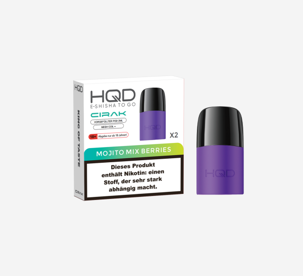 HQD Cirak - Prefilled Pod - Mojito Mix Berries - ShishaBaba