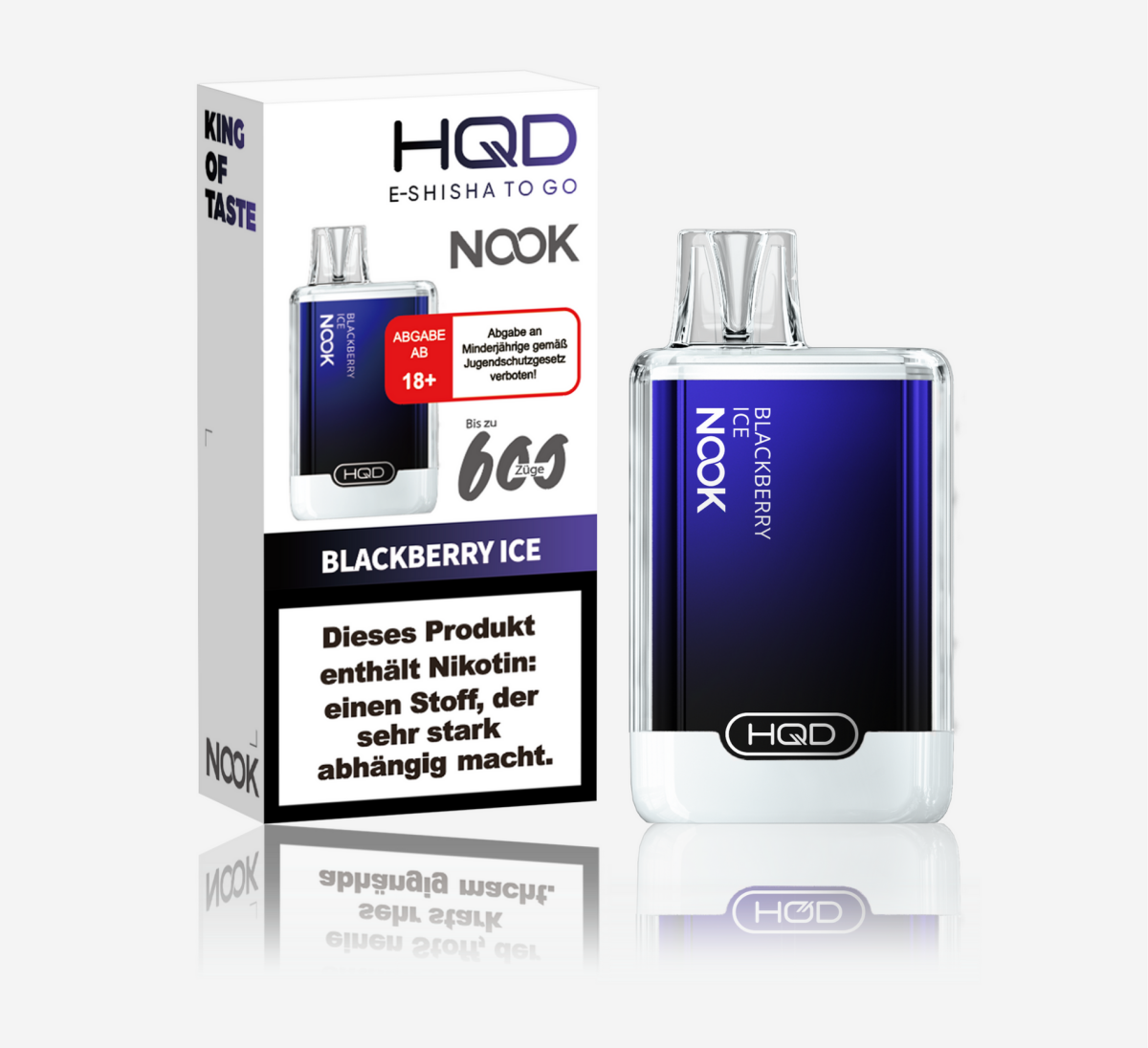 HQD Nook - Blackberry Ice - 18mg - ShishaBaba