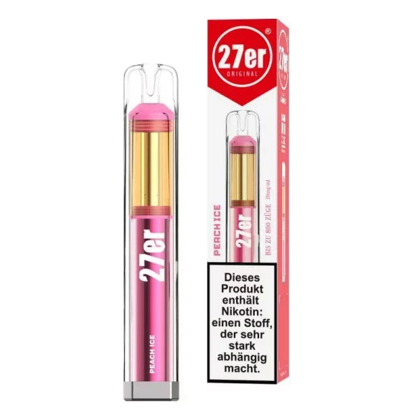 27er Vape - Peach Ice - 20mg - ShishaBaba