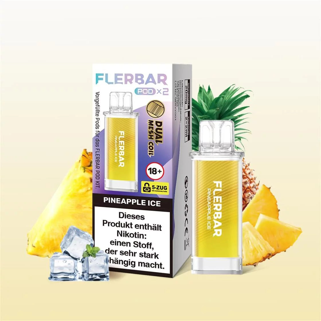 Flerbar - Prefilled Pod - Pineapple Ice - ShishaBaba