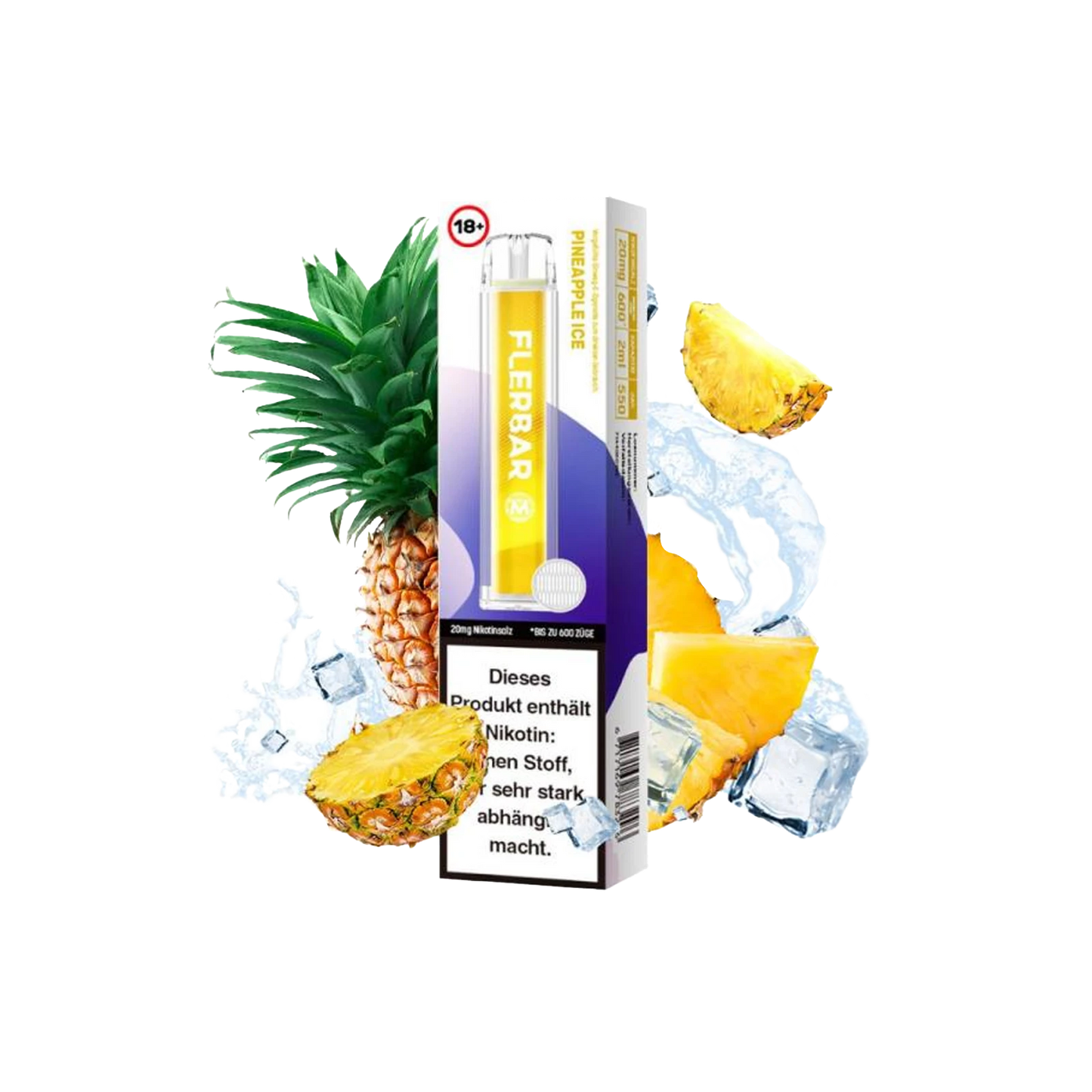 Flerbar Vape - Pineapple Ice - 20mg - ShishaBaba