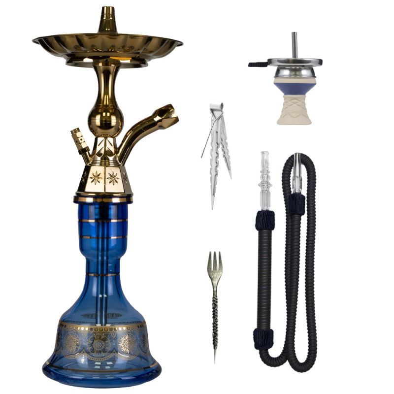 Luna Hookah - Small Tradi - Light Blue - ShishaBaba