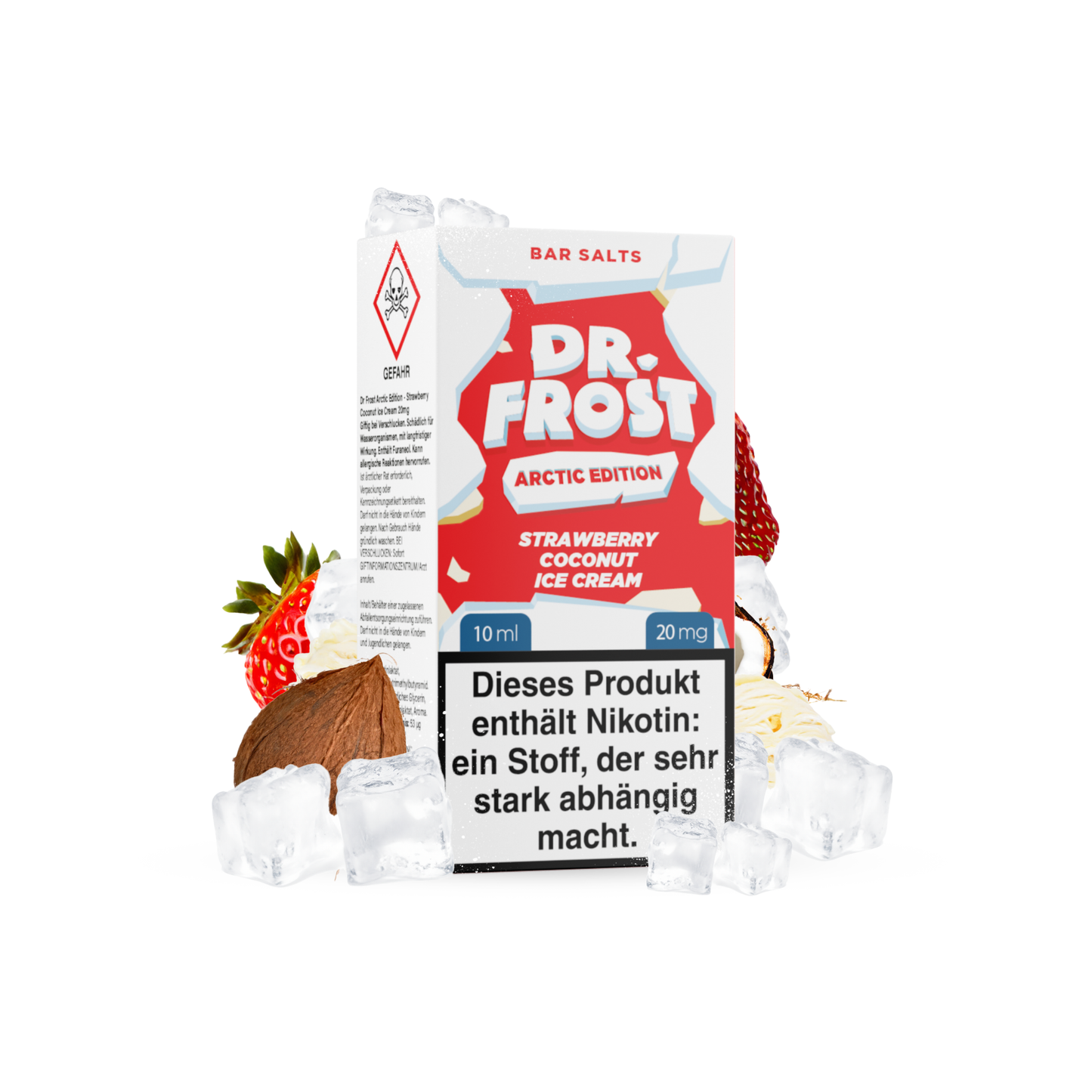 Dr. Frost Arctic Edition Liquid 10ml - Strawberry Coconut Ice Cream - 20mg - ShishaBaba
