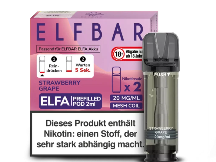 ELFA - Prefilled Pod - Strawberry Grape