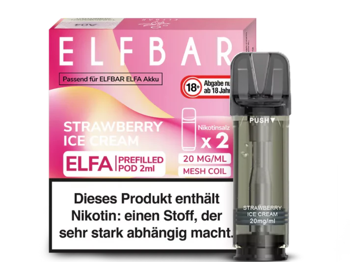 ELFA - Prefilled Pod - Strawberry Ice Cream