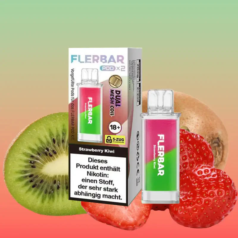 Flerbar - Prefilled Pod - Strawberry Kiwi - ShishaBaba