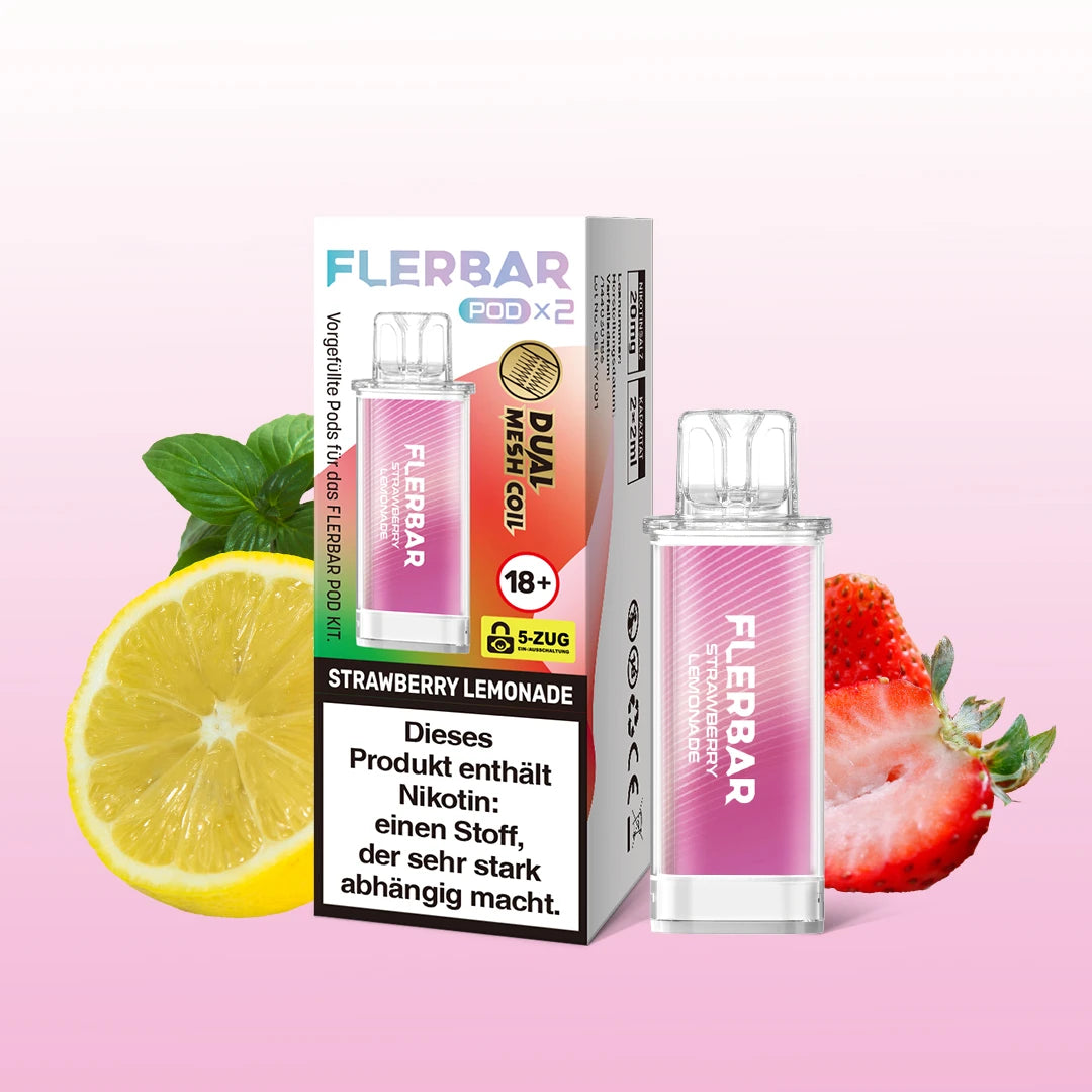 Flerbar - Prefilled Pod - Strawberry Lemonade - ShishaBaba