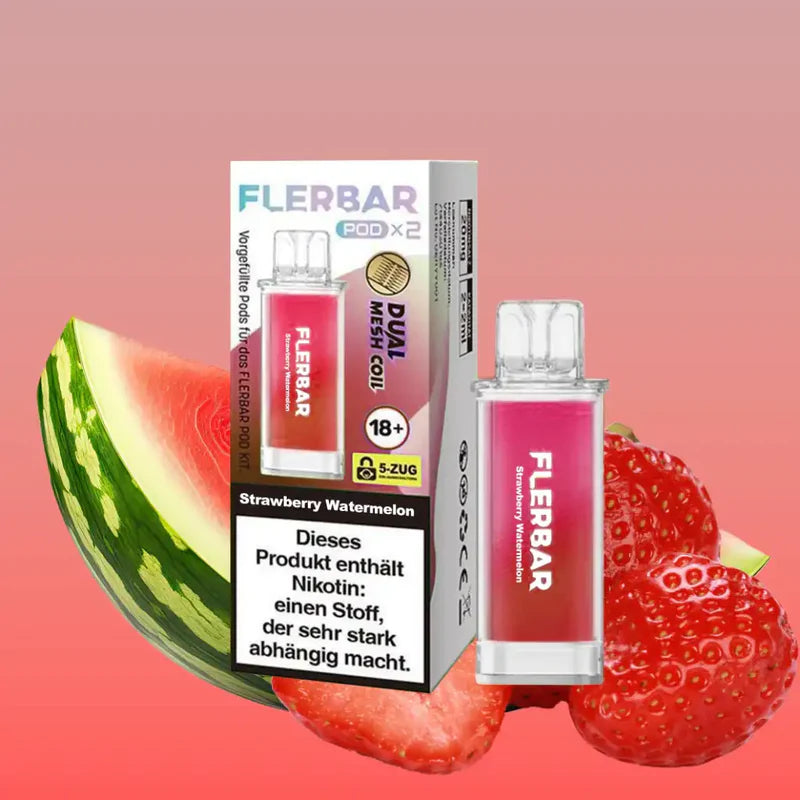 Flerbar - Prefilled Pod - Strawberry Watermelon - ShishaBaba