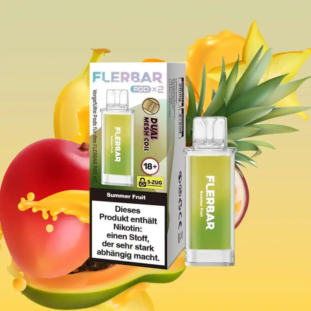 Flerbar - Prefilled Pod - Summer Fruit - ShishaBaba