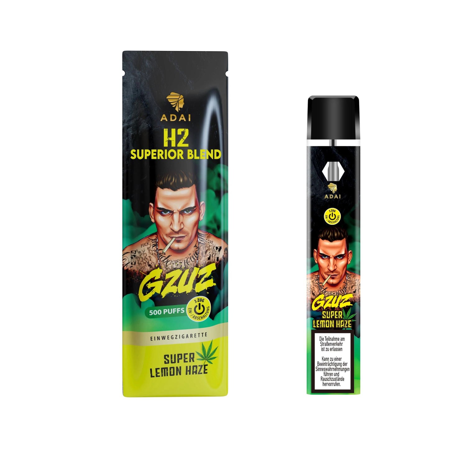 Gzuz - Super Lemon Haze - (H2 Superior Blend 95%) 1ml