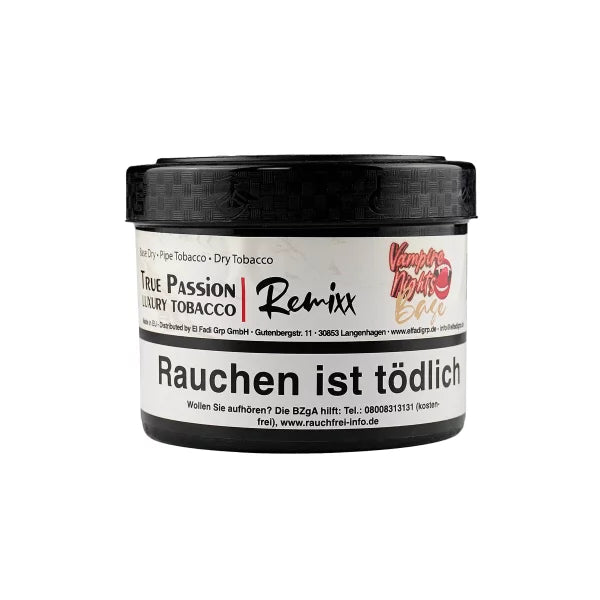 True Passion Dry Base - Vampire Nights - Pfeifentabak 65g - ShishaBaba