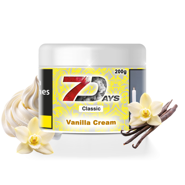 7Days - Vanilla Cream - 200g - ShishaBaba