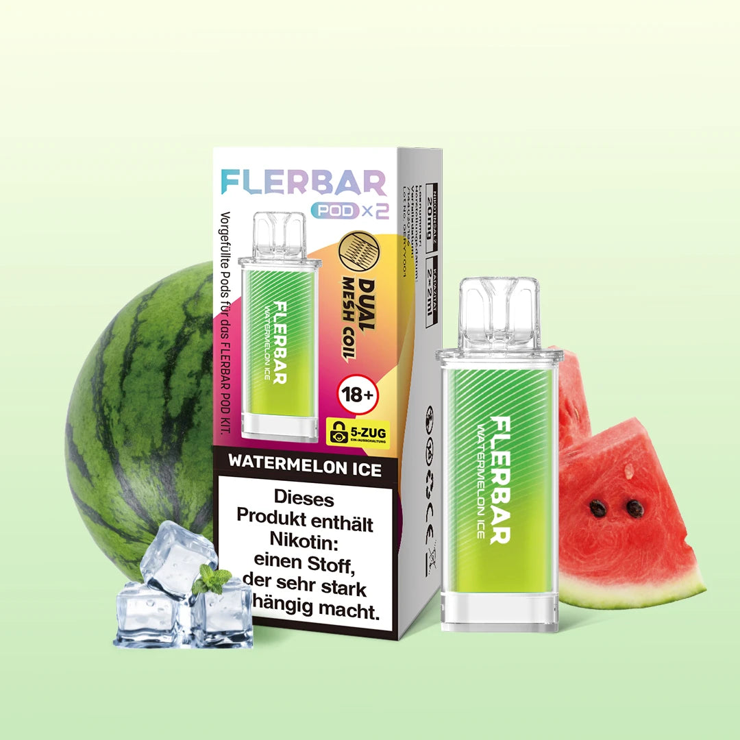 Flerbar - Prefilled Pod - Watermelon Ice - ShishaBaba