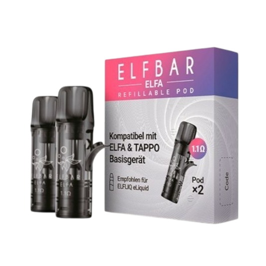 ELFA Turbo - Refill Leerpods - 2er Pack 1,1Ohm