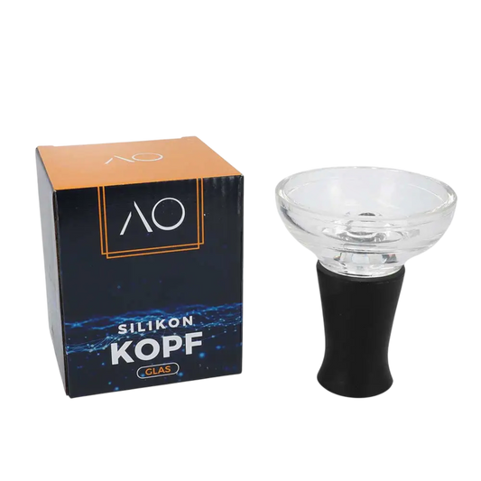 AO Glas-Silikonphunnel Schwarz