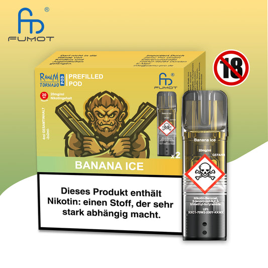 RandM - Prefilled Pod - Banana Ice