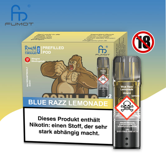 RandM - Prefilled Pod - Blue Razz Lemonade