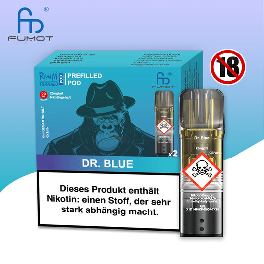 RandM - Prefilled Pod - Dr. Blue