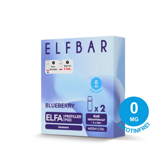 ELFA - Prefilled Pod - Blueberry (Nikotinfrei)