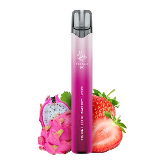 Elfbar 800 Vape - Dragonfruit Strawberry - 20mg