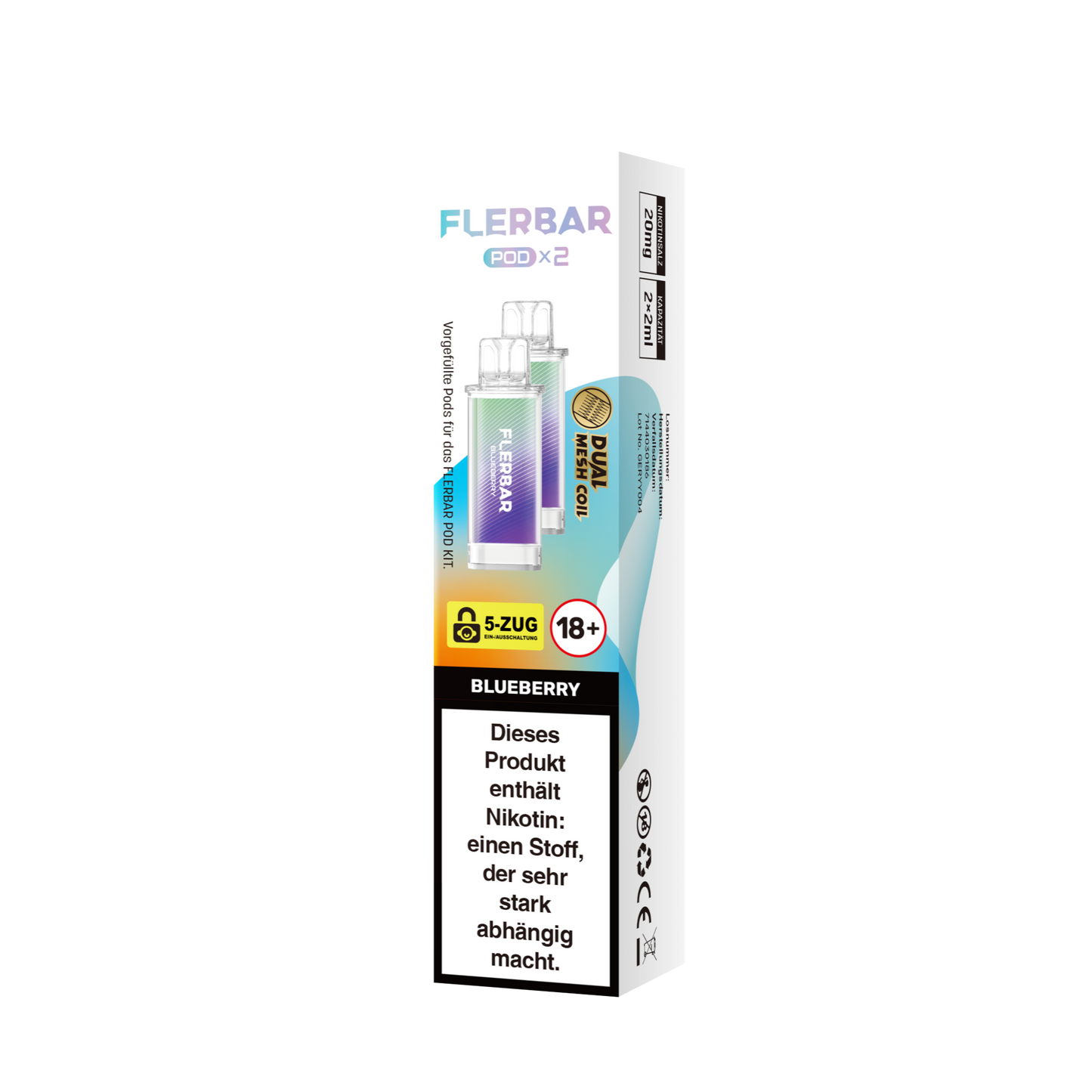 Flerbar - Prefilled Pod - Blueberry