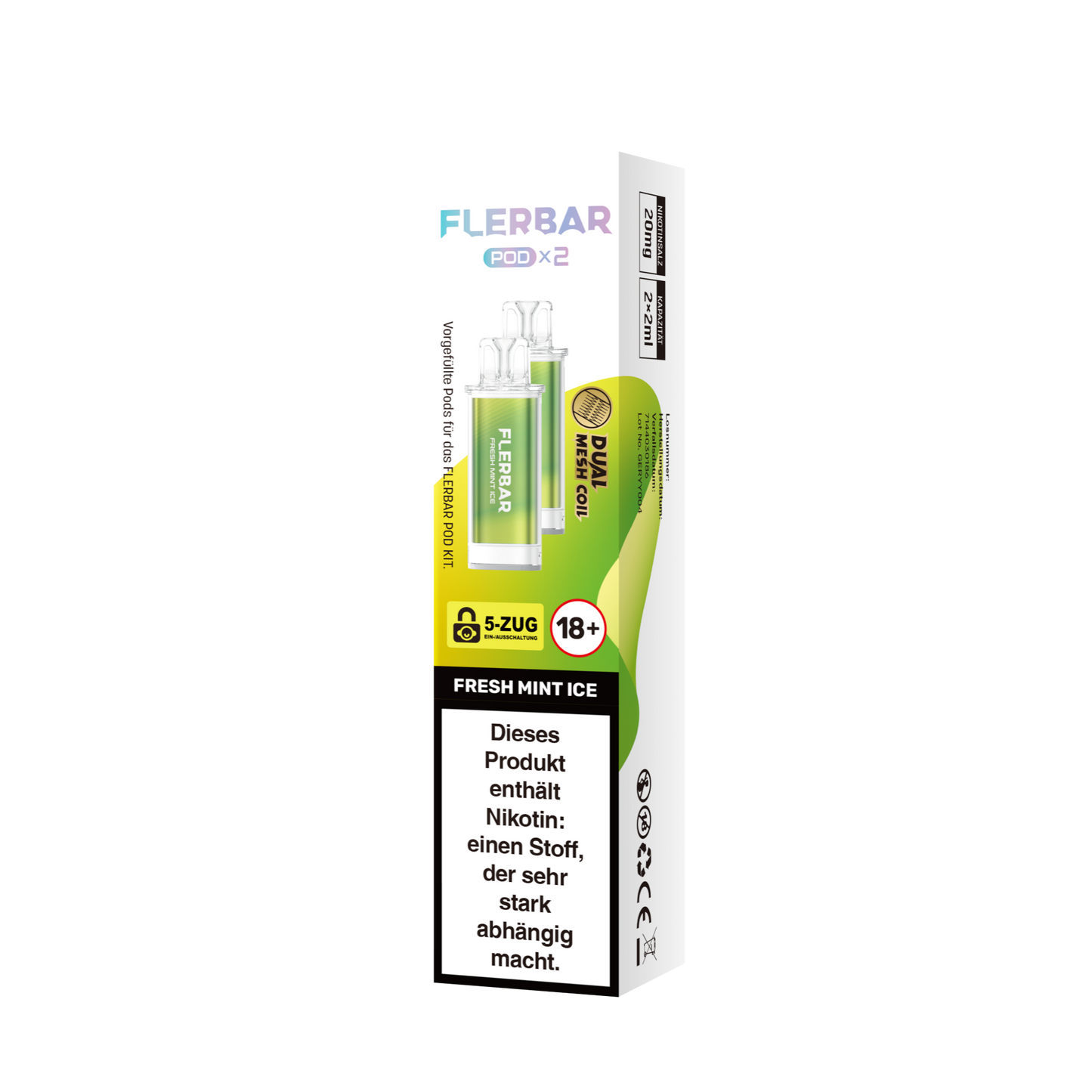 Flerbar - Prefilled Pod - Fresh Mint Ice