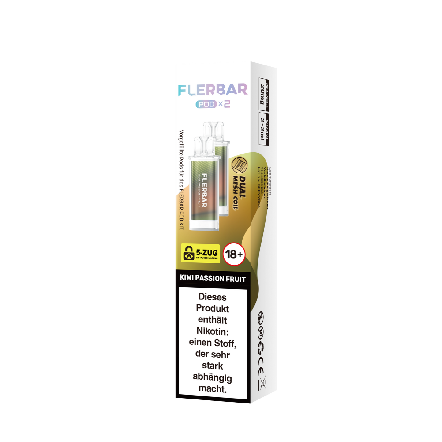 Flerbar - Prefilled Pod - Kiwi Passion Fruit