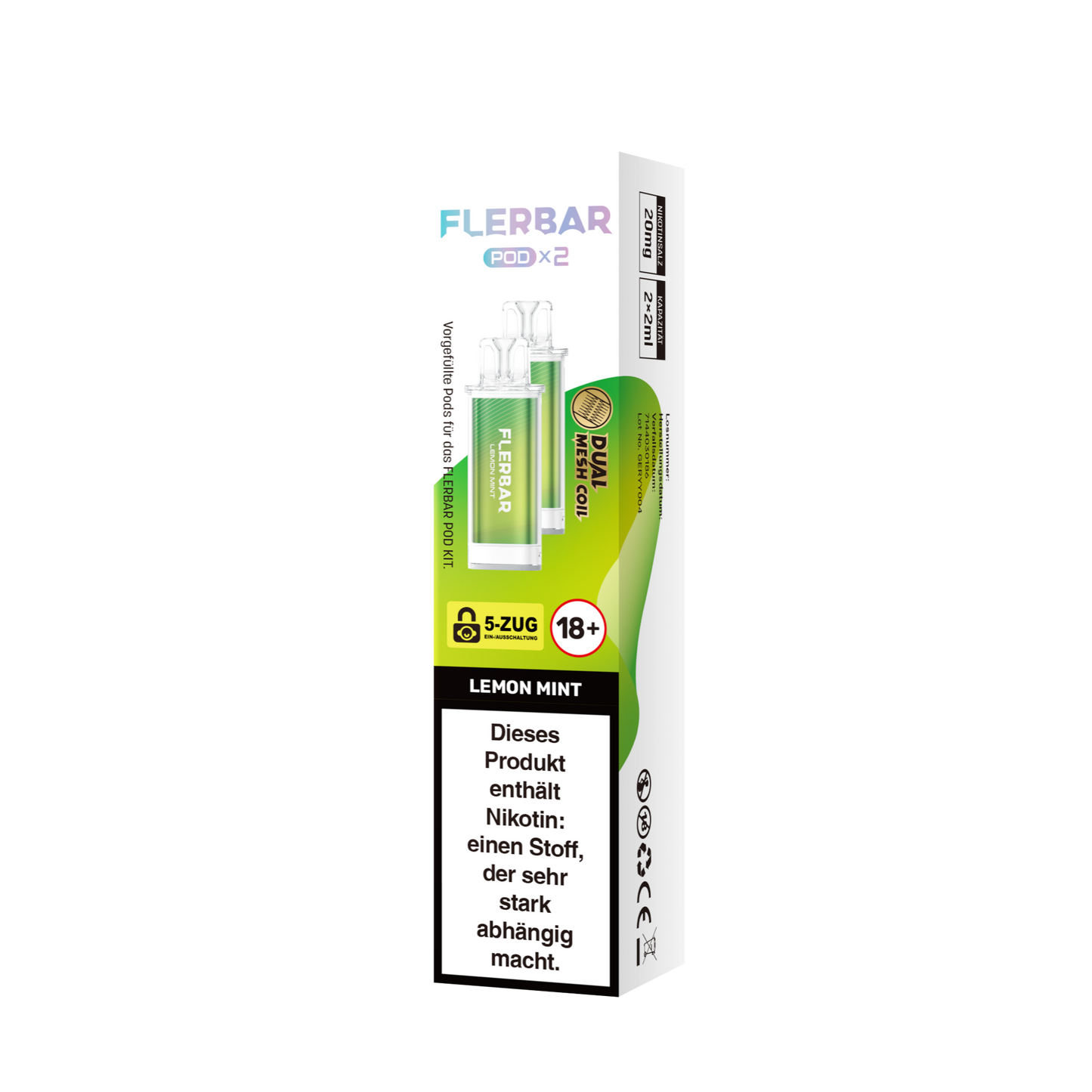 Flerbar - Prefilled Pod - Lemon Mint