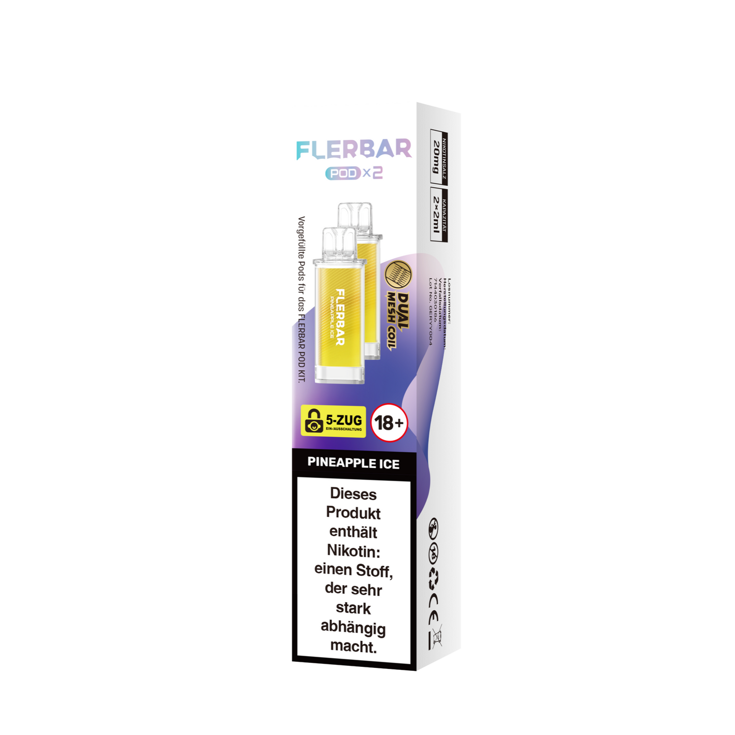Flerbar - Prefilled Pod - Pineapple Ice