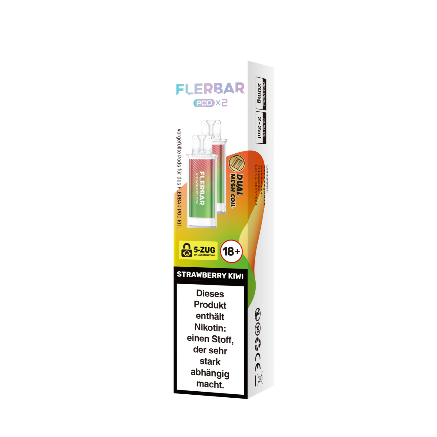 Flerbar - Prefilled Pod - Strawberry Kiwi
