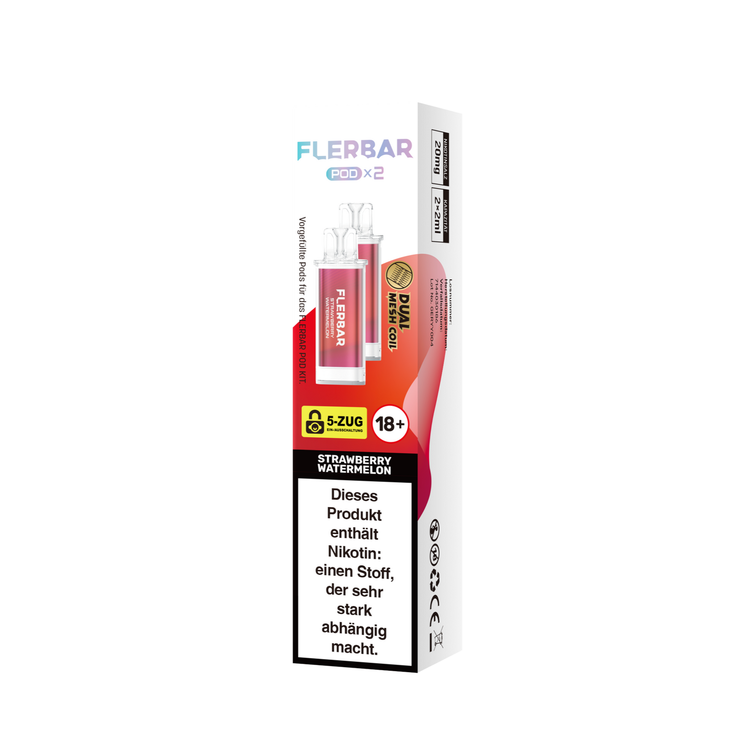 Flerbar - Prefilled Pod - Strawberry Watermelon