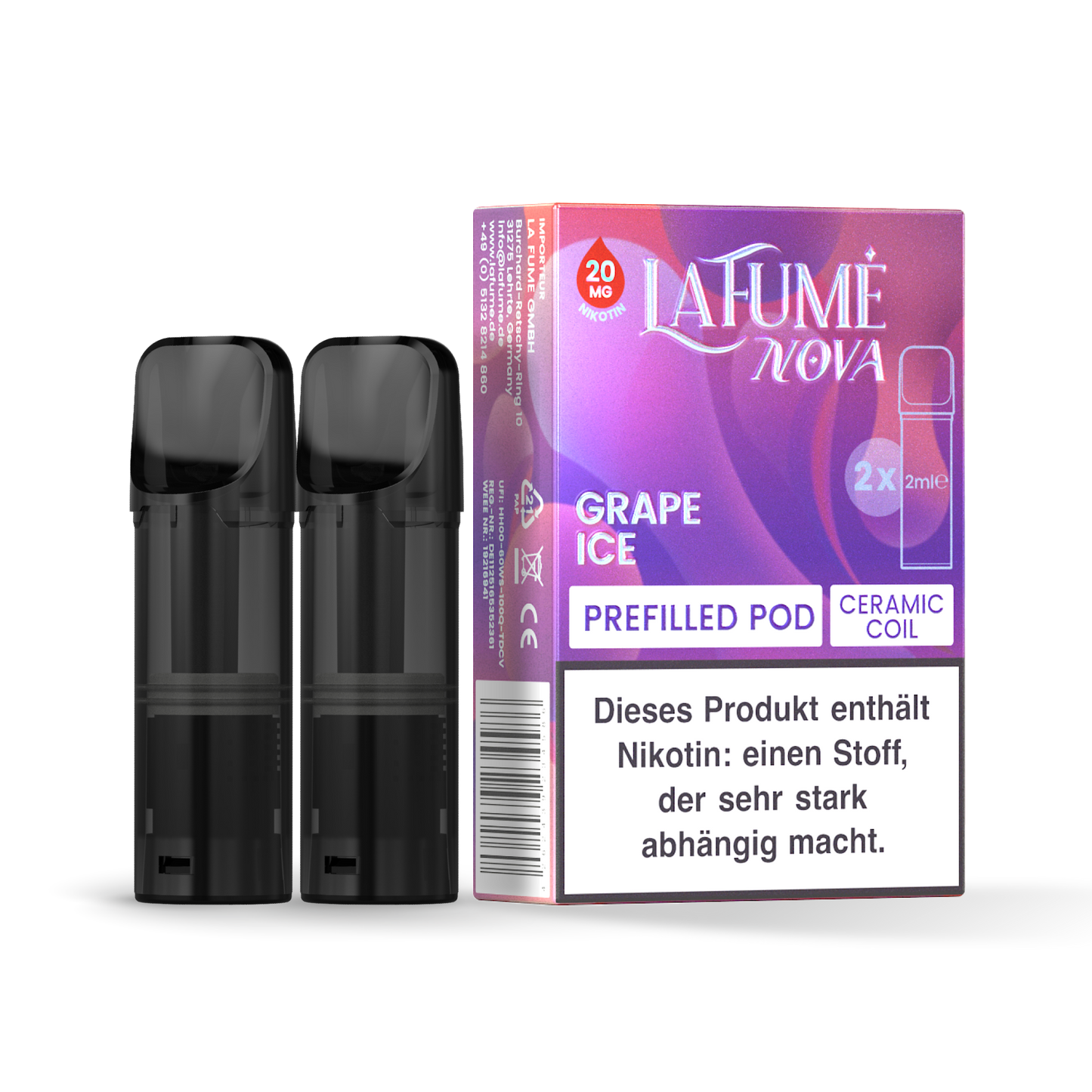 LaFume Nova - Prefilled Pod - Grape Ice