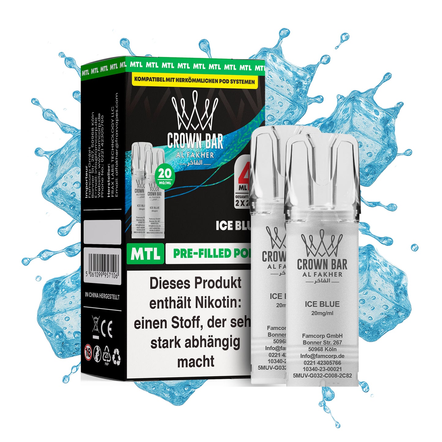 Al Fakher - Prefilled Pod - Ice Blue