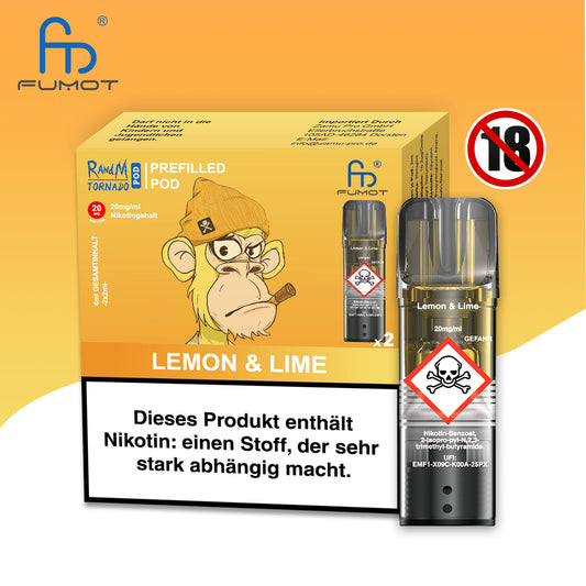 RandM - Prefilled Pod - Lemon & Lime
