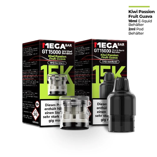 MegaBar - Prefilled Pod Liquid - Kiwi Passionfruit Guava