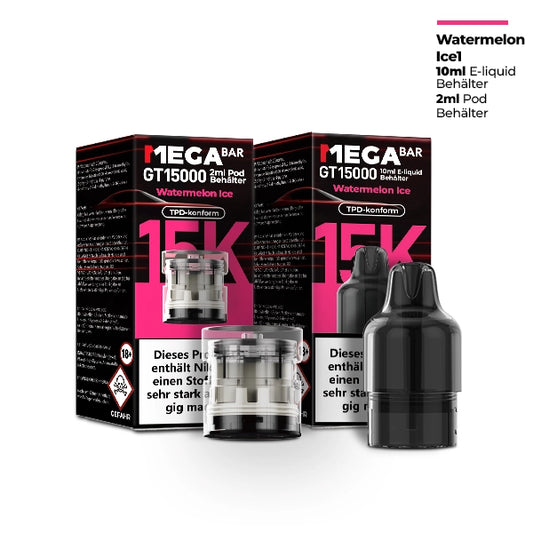 MegaBar - Prefilled Pod Liquid - Watermelon Ice