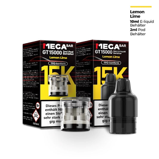 MegaBar - Prefilled Pod Liquid - Lemon Lime