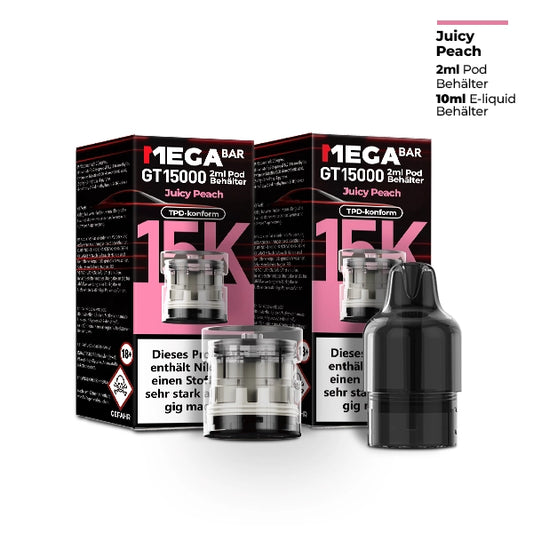MegaBar - Prefilled Pod Liquid - Juicy Peach