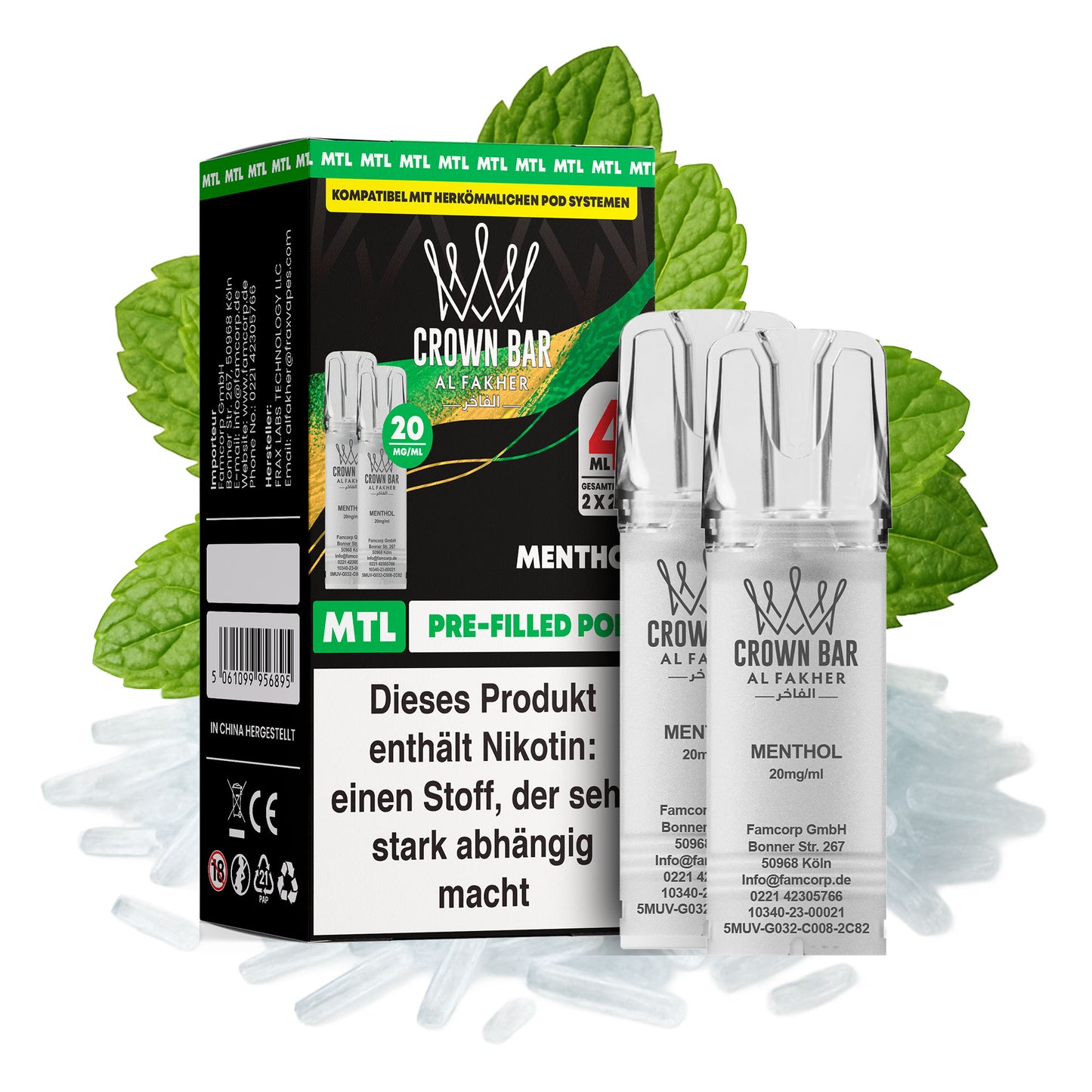 Al Fakher - Prefilled Pod - Menthol