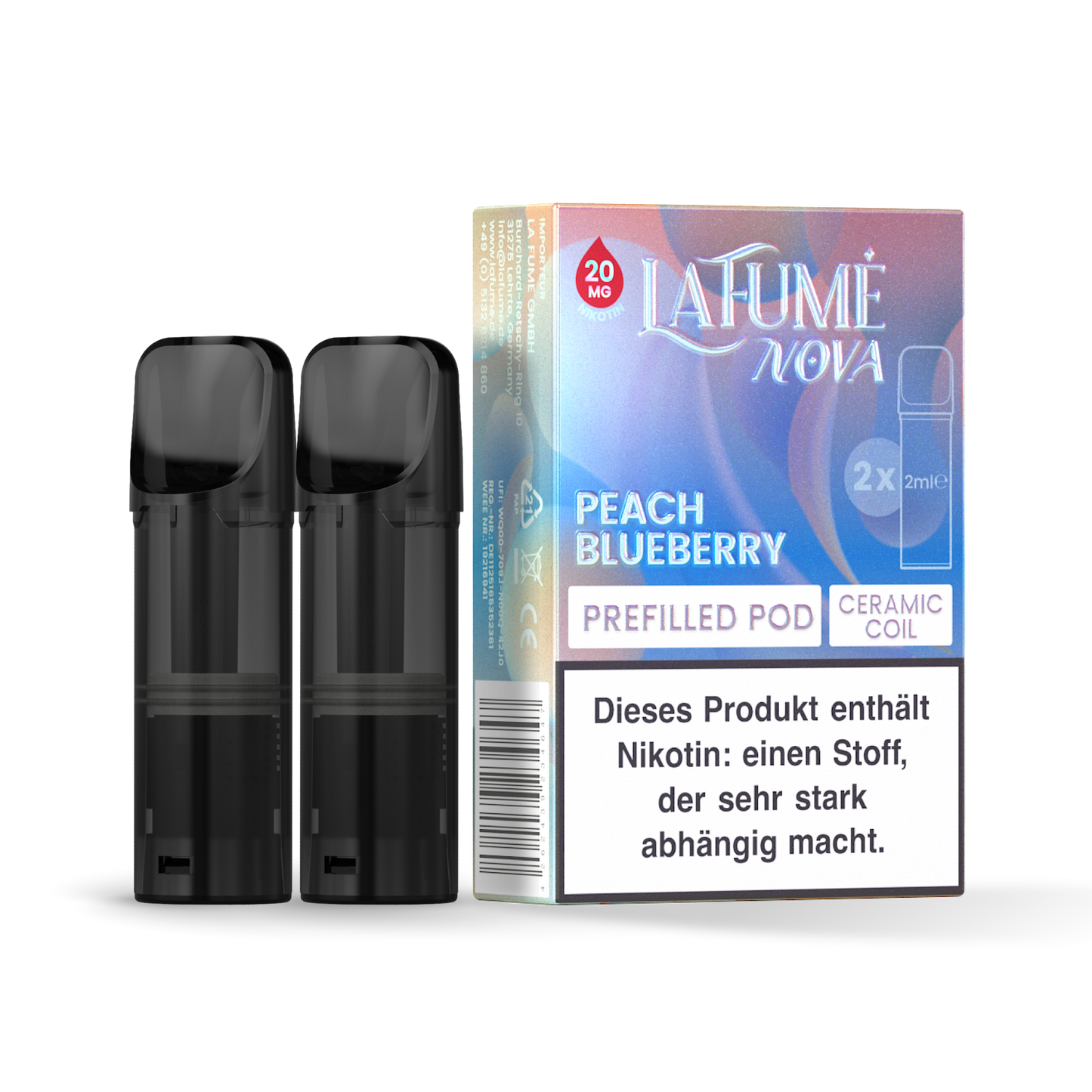 LaFume Nova - Prefilled Pod - Peach Blueberry