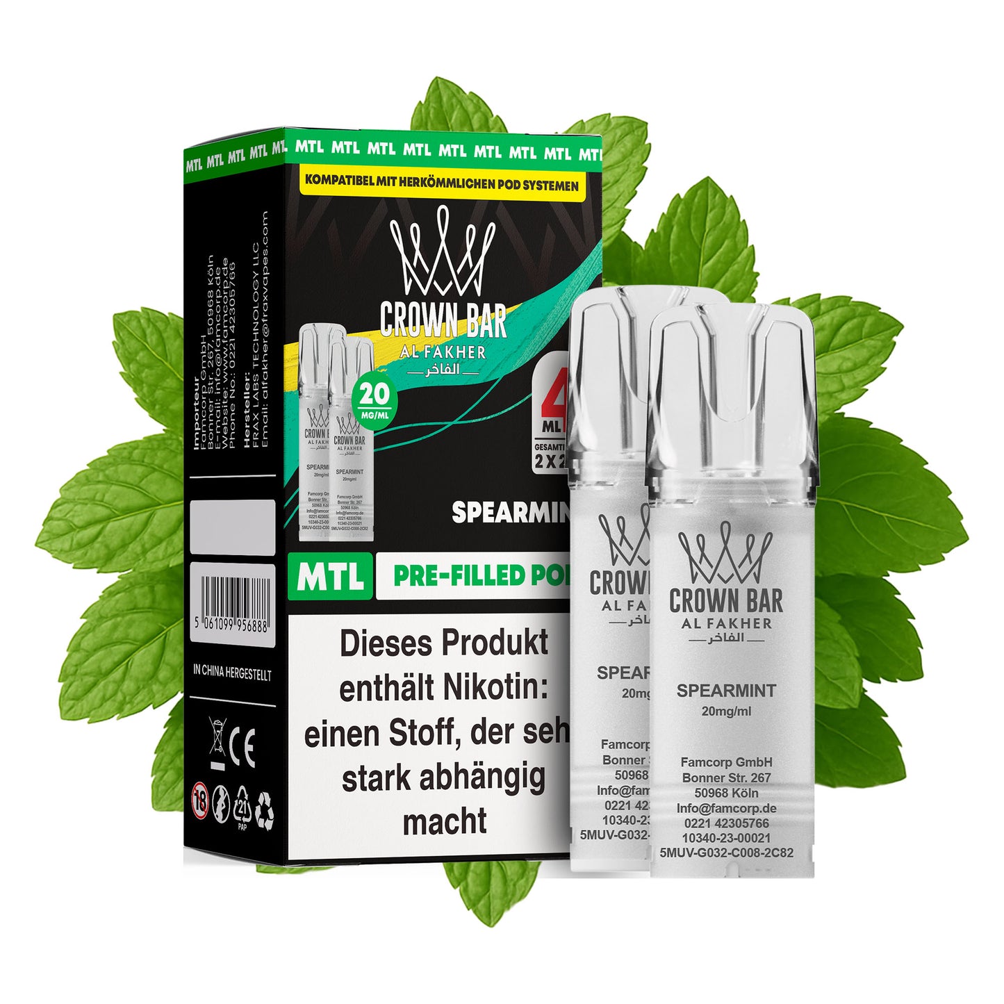 Al Fakher - Prefilled Pod - Spearmint