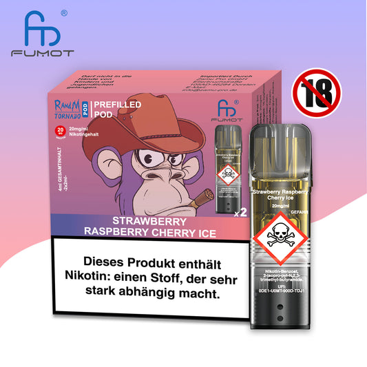 RandM - Prefilled Pod - Strawberry Raspberry Cherry Ice