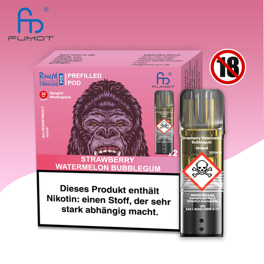 RandM - Prefilled Pod - Strawberry Watermelon Bubblegum