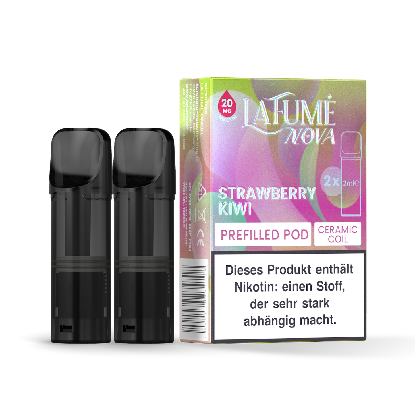 LaFume Nova - Prefilled Pod - Strawberry Kiwi