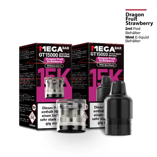 MegaBar - Prefilled Pod Liquid - Dragon Fruit Strawberry