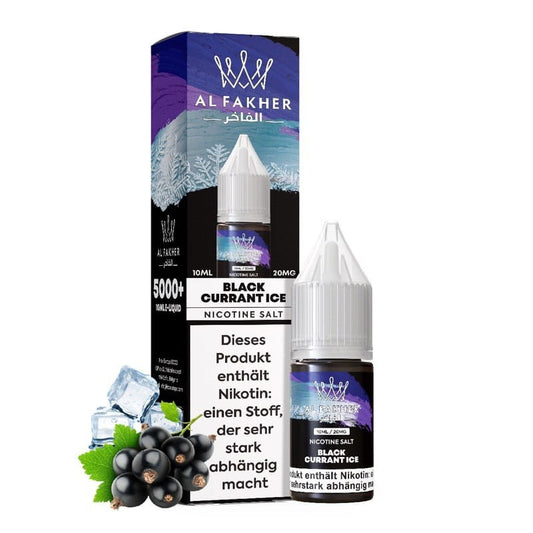 Al Fakher Liquid 10ml - Blackcurrant Ice - 20mg