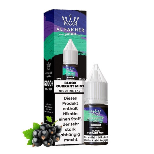 Al Fakher Liquid 10ml - Blackcurrant Mint - 20mg