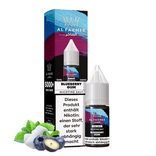 Al Fakher Liquid 10ml - Blueberry Gum - 20mg