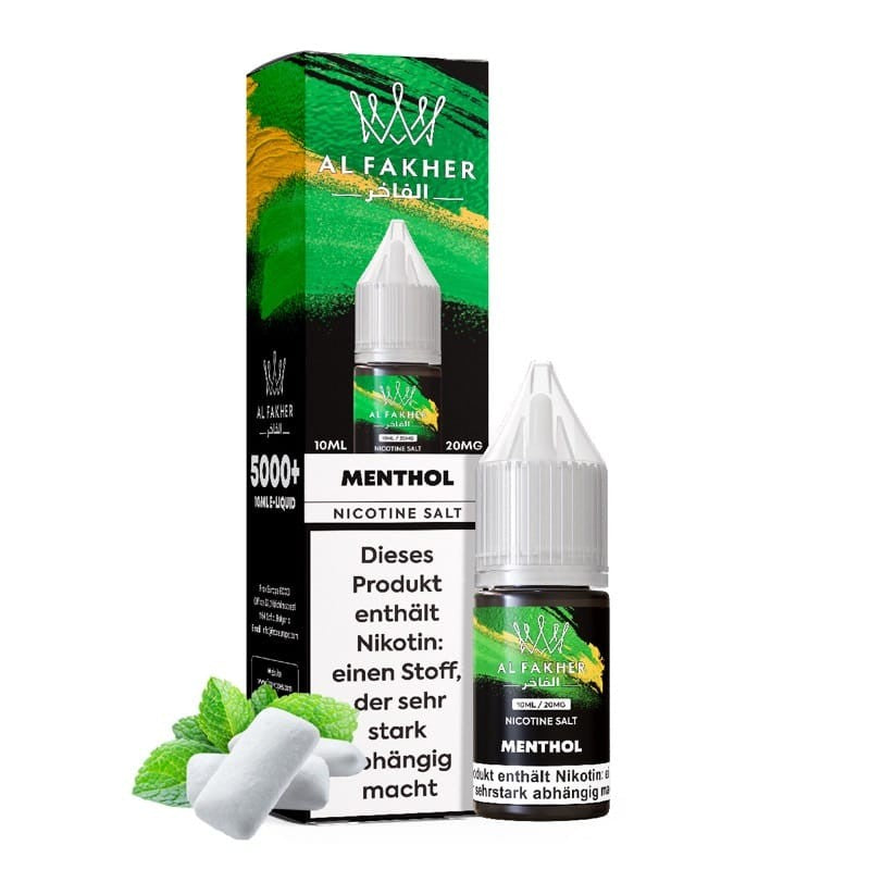 Al Fakher Liquid 10ml - Menthol - 20mg